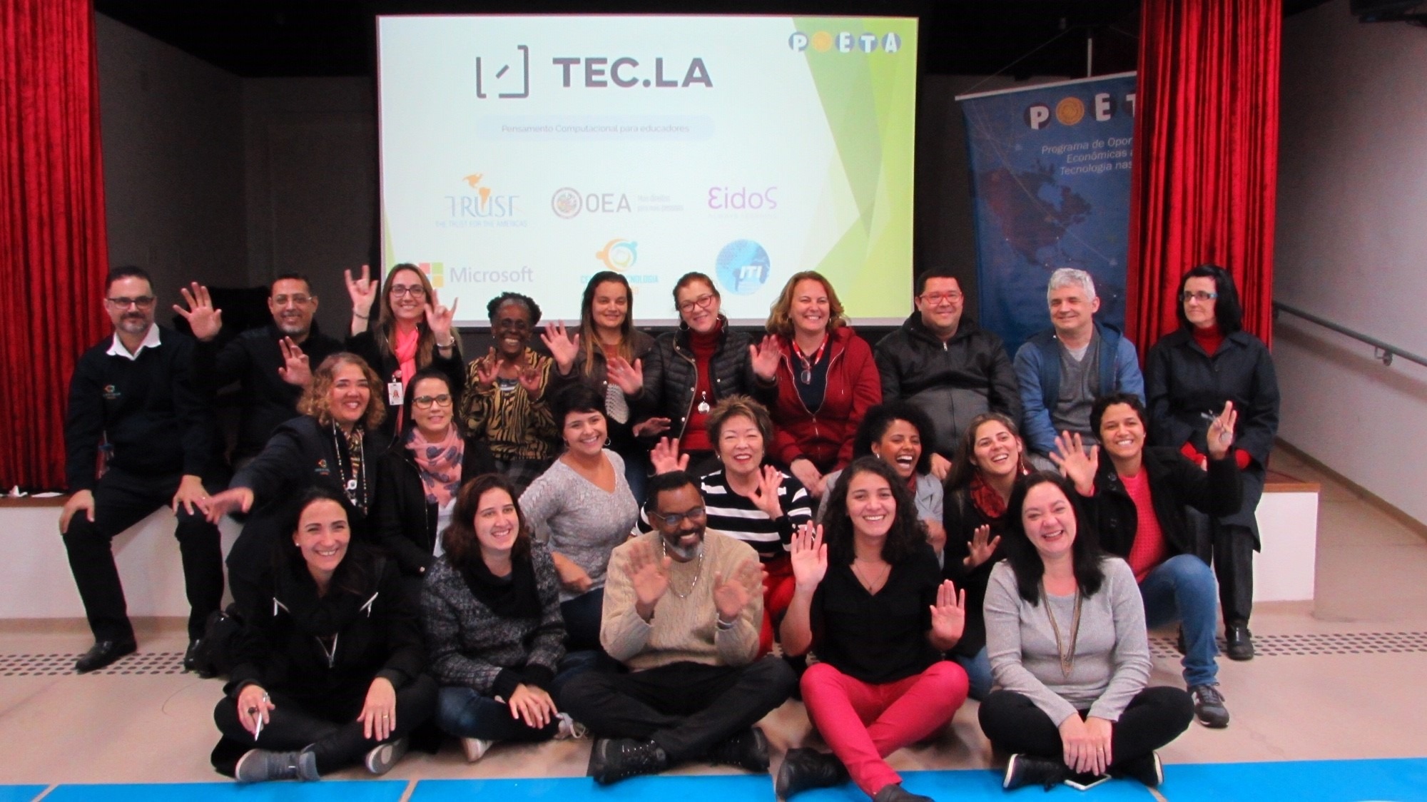 TEC.LA – Pensamento Computacional para Educadores com Eidos – Always Learning, parceiro estratégico da Microsoft e da The Trust for the Americas na região.