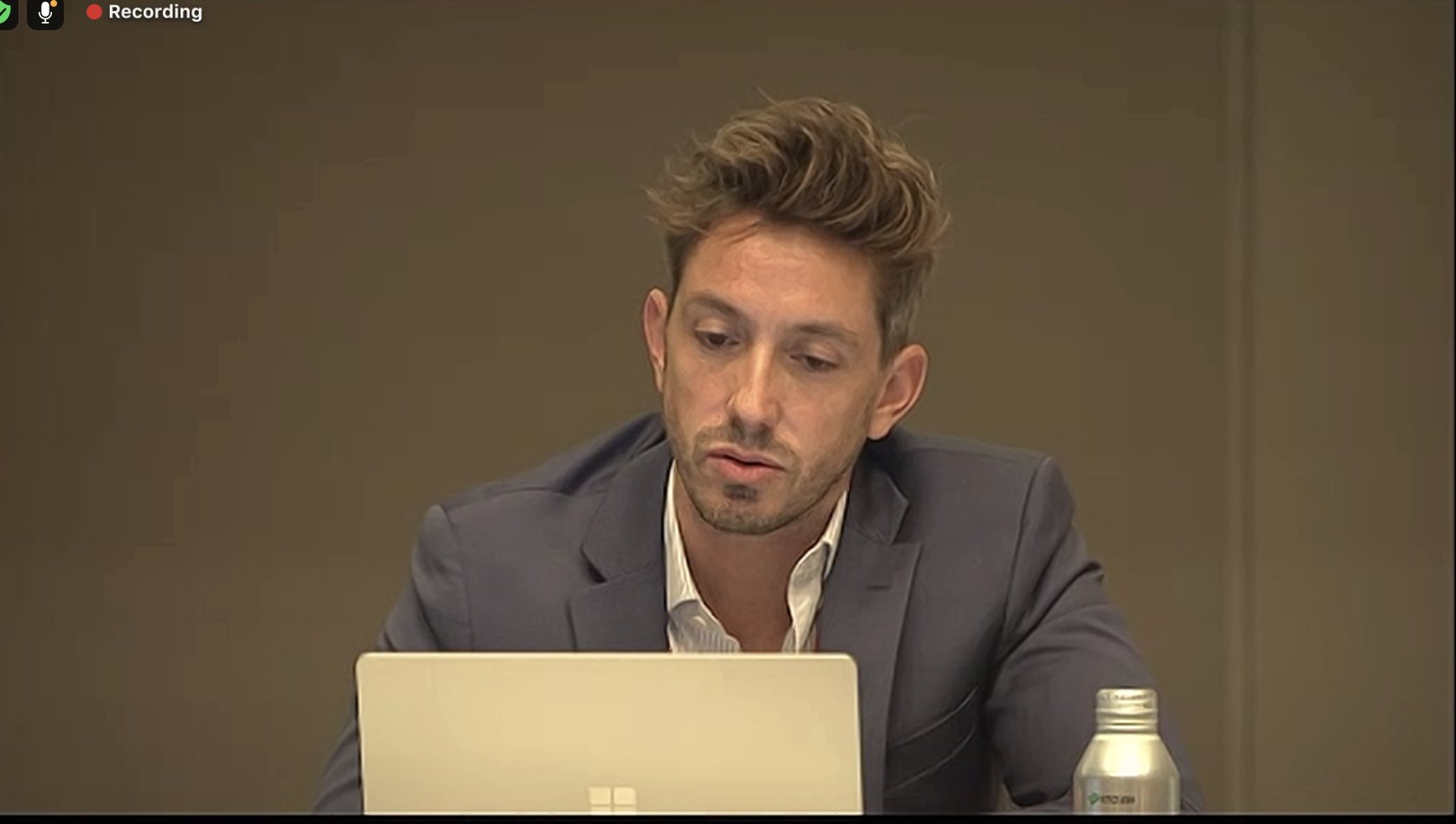 Rodrigo Iriani, DIA Senior Program Manager, at the 18th annual United Nations Internet Governance Forum (IGF).