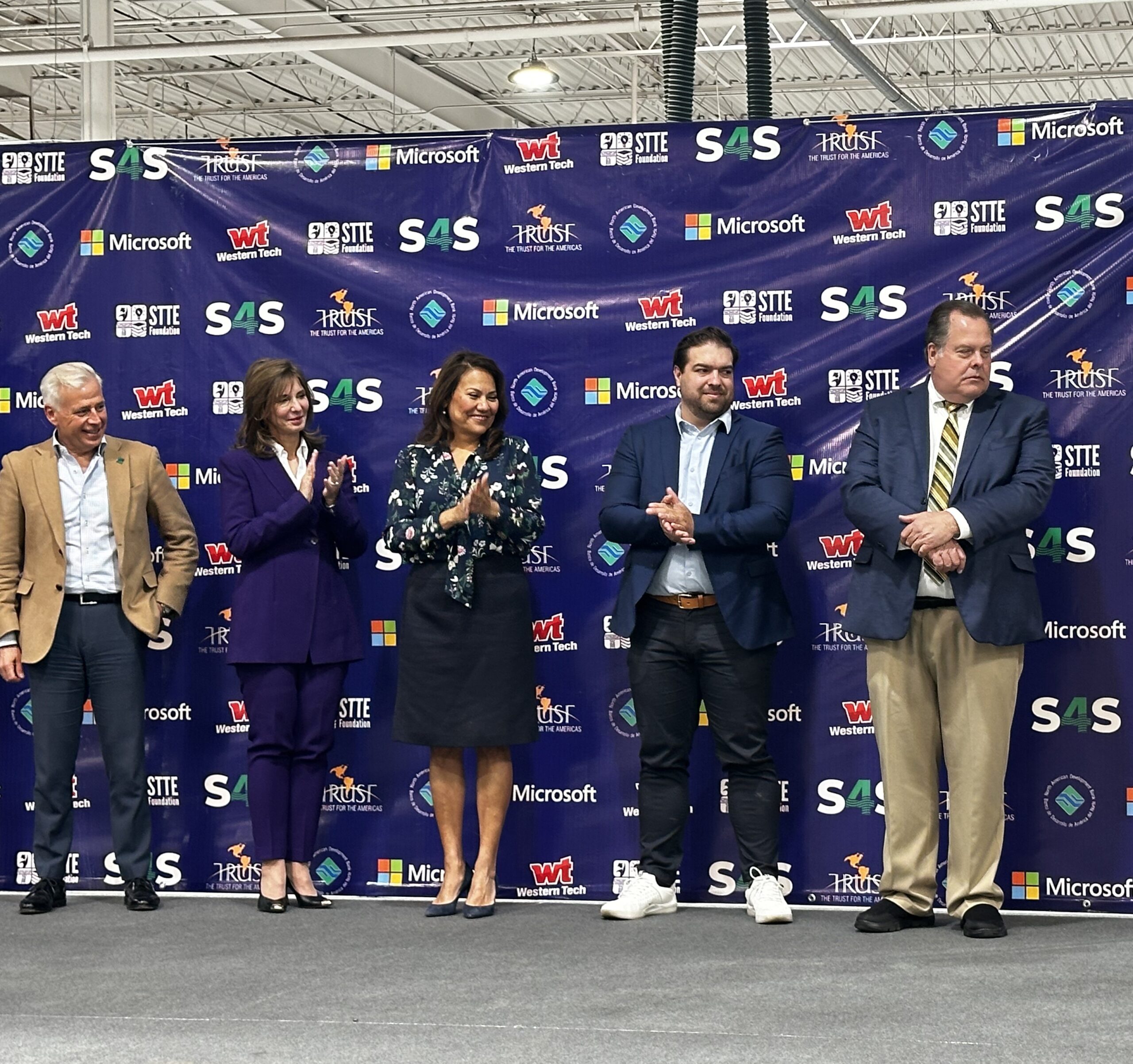 Leadership representatives from NADBank, The Trust for the Americas, Microsoft, El Paso Water and Congresswoman Escobar