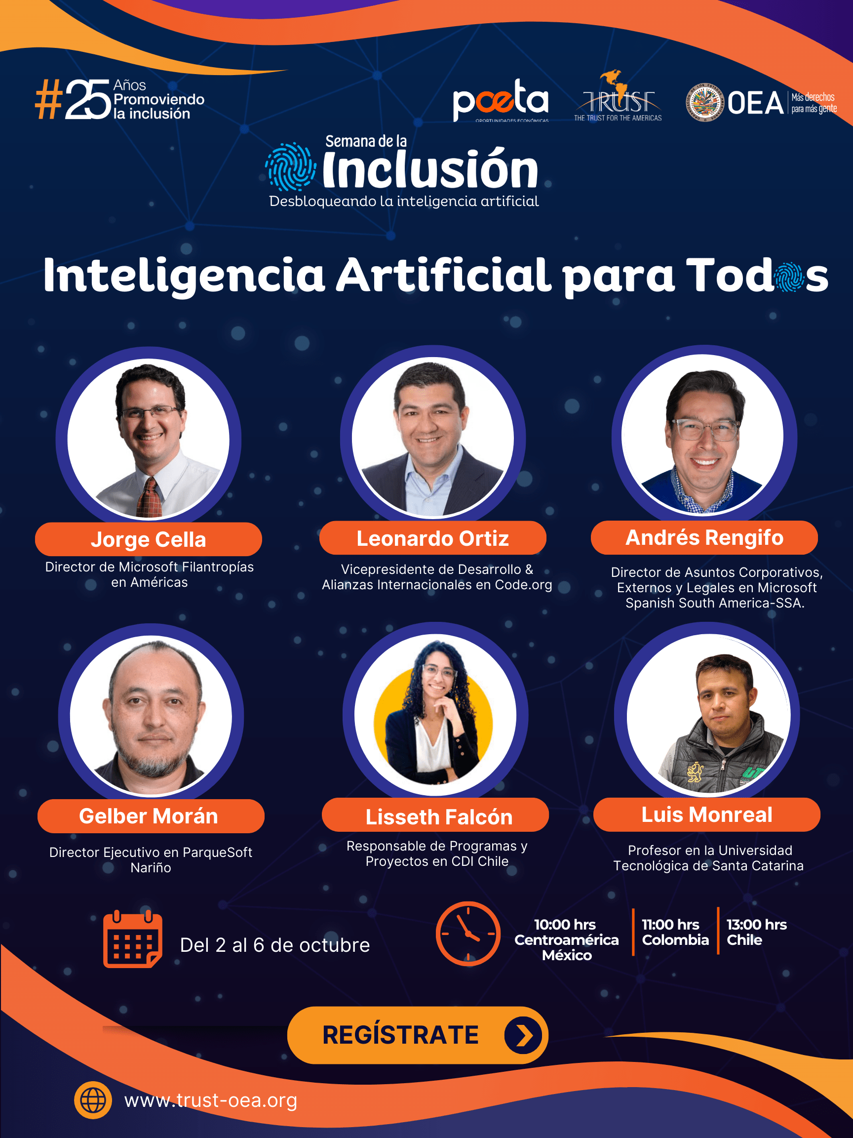 Ponentes Semana de la Inclusión
