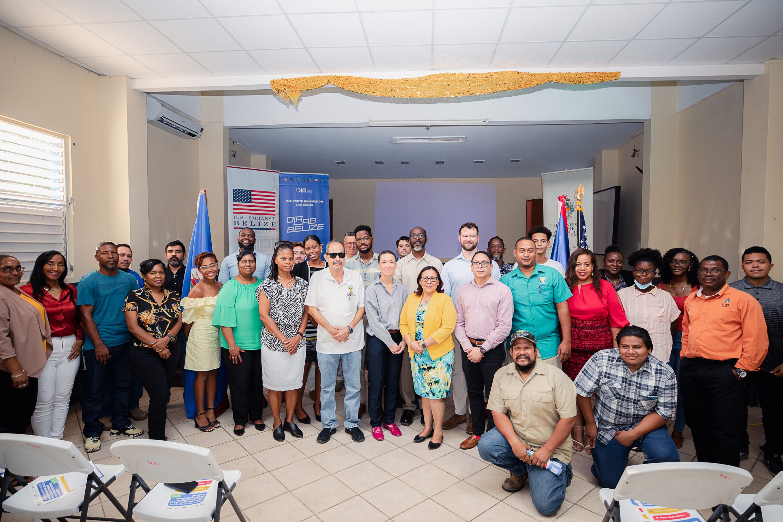 At the Closing Event of the DIA Lab Belize